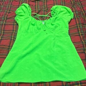 H&M Bright Green Dress